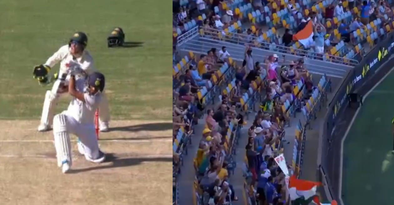 AUS vs IND: WATCH – Washington Sundar smacks a ‘No-Look’ six off Nathan Lyon in Gabba Test