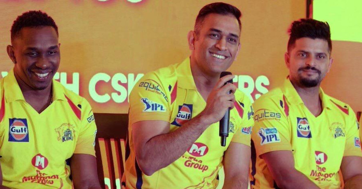 Dwayne Bravo, MS Dhoni, Suresh Raina, Chennai Super Kings