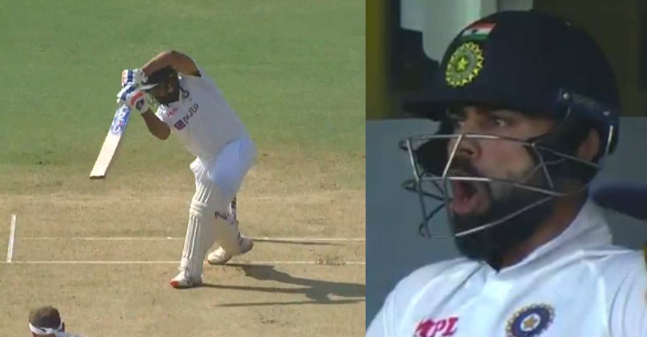 IND vs ENG: Virat Kohli shouts ‘Yes Boy’ from the pavilion after Rohit Sharma hits a four off Stuart Broad