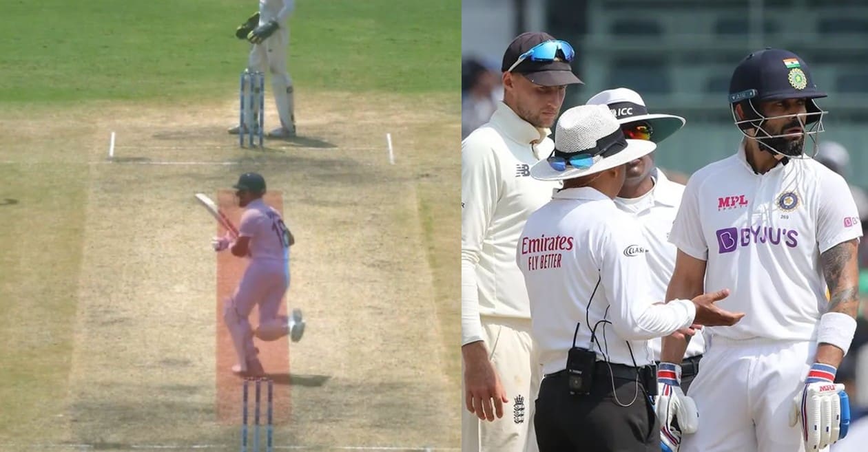 IND vs ENG: WATCH – Virat Kohli gets an official warning from umpire for running on the pitch