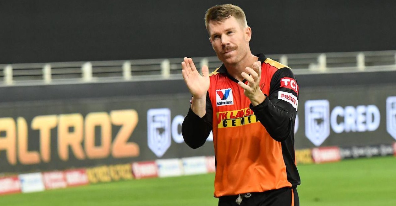 David warner best sale in srh jersey