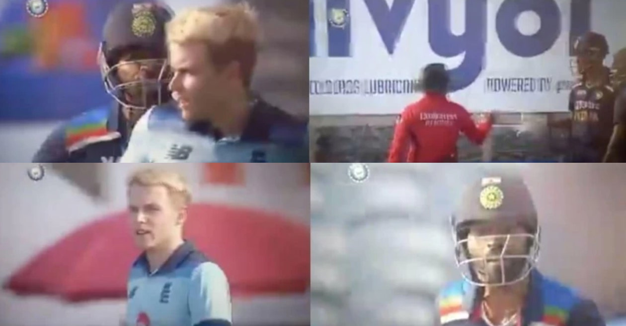 IND vs ENG: WATCH – Sam Curran and Hardik Pandya engage in heated verbal exchange during the 2nd ODI