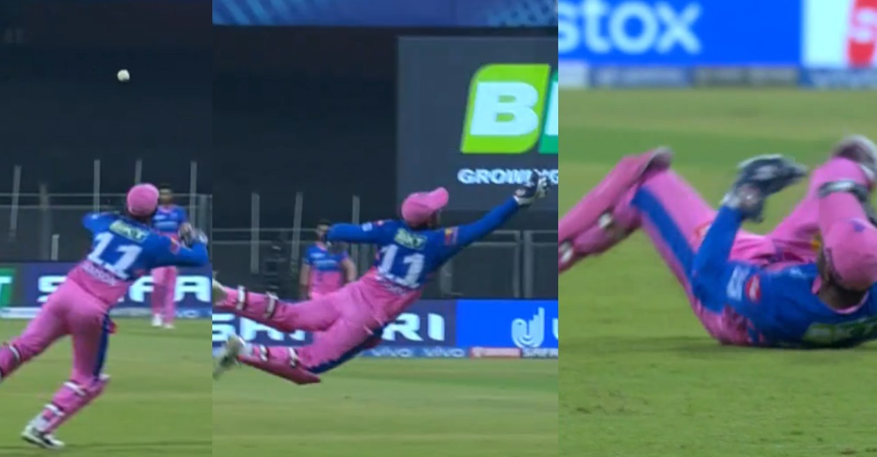 IPL 2021: WATCH – Sanju Samson plucks a blinder to dismiss Shikhar Dhawan