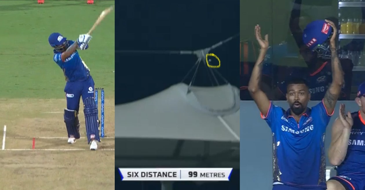 IPL 2021 – WATCH: Hardik Pandya’s reaction wins the internet after Suryakumar Yadav hits a 99m six at Chepauk