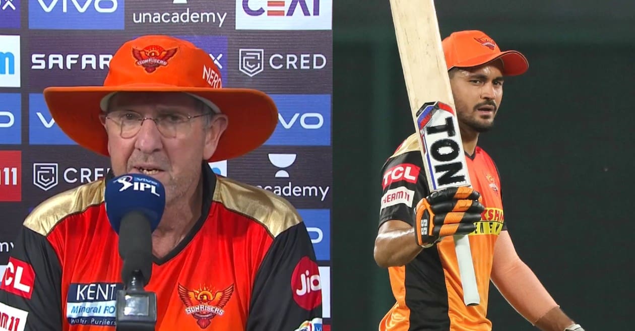 IPL 2021: SRH coach Trevor Bayliss spill beans on Manish Pandey’s absence in the 4th game