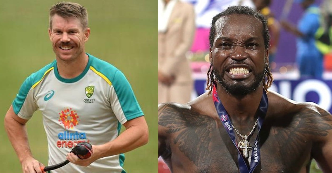 David Warner takes a hilarious dig at Chris Gayle’s recent Instagram post