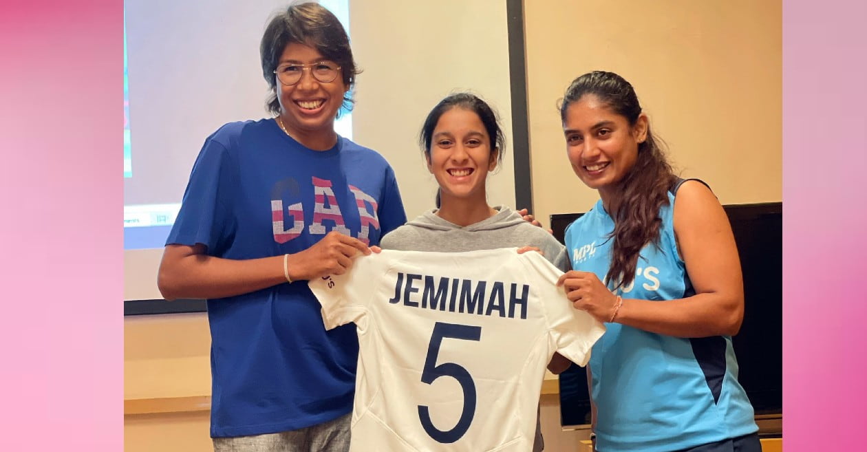 Jemimah Rodrigues writes a soul-stirring note after receiving a new Test jersey ahead of England tour