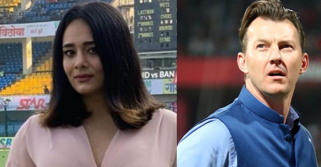 Mayanti Langer and Brett Lee