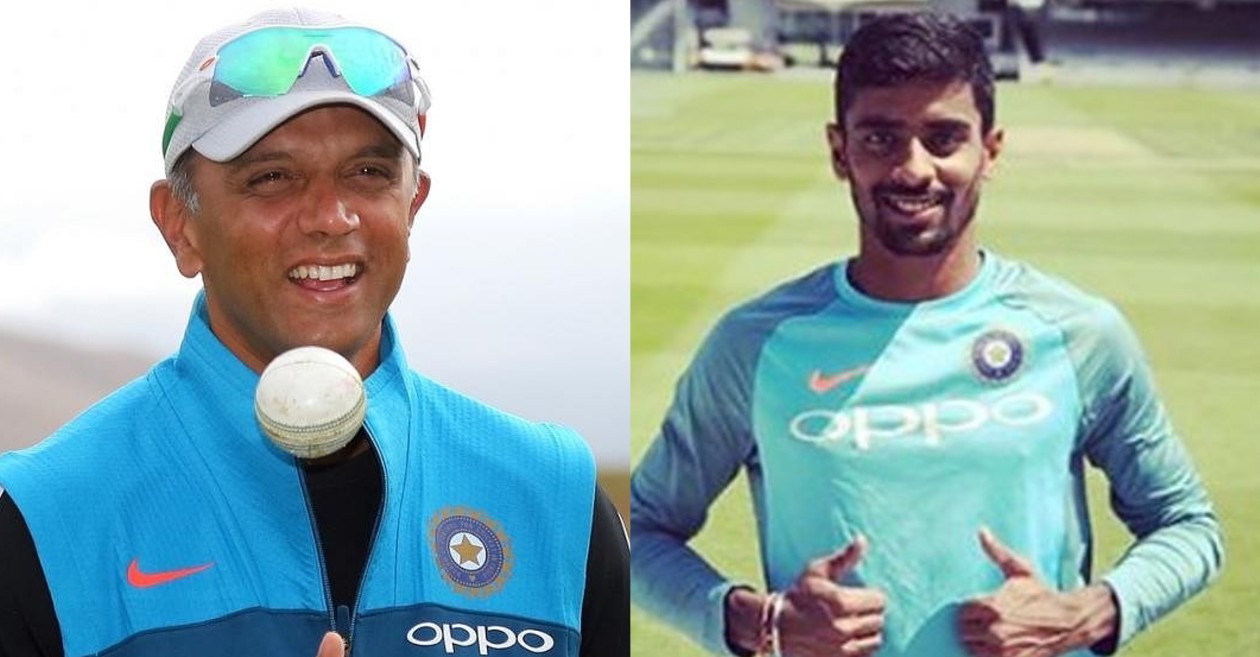 Rahul Dravid and Abhimanyu Easwaran