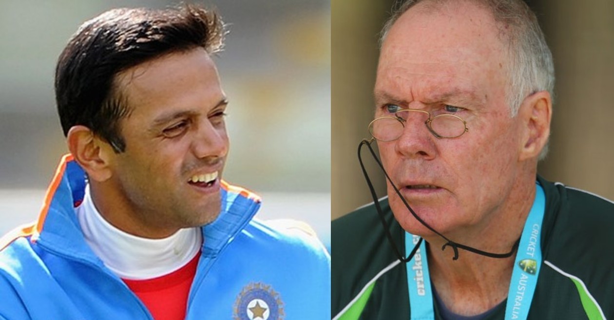 Rahul Dravid and Greg Chappell