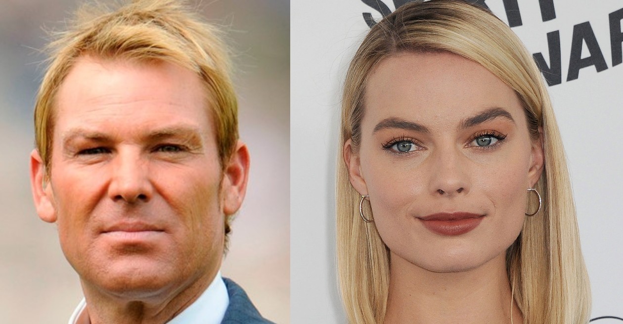 Shane Warne has his heart up the sleeves for Hollywood actress Margot  Robbie | CricketTimes.com