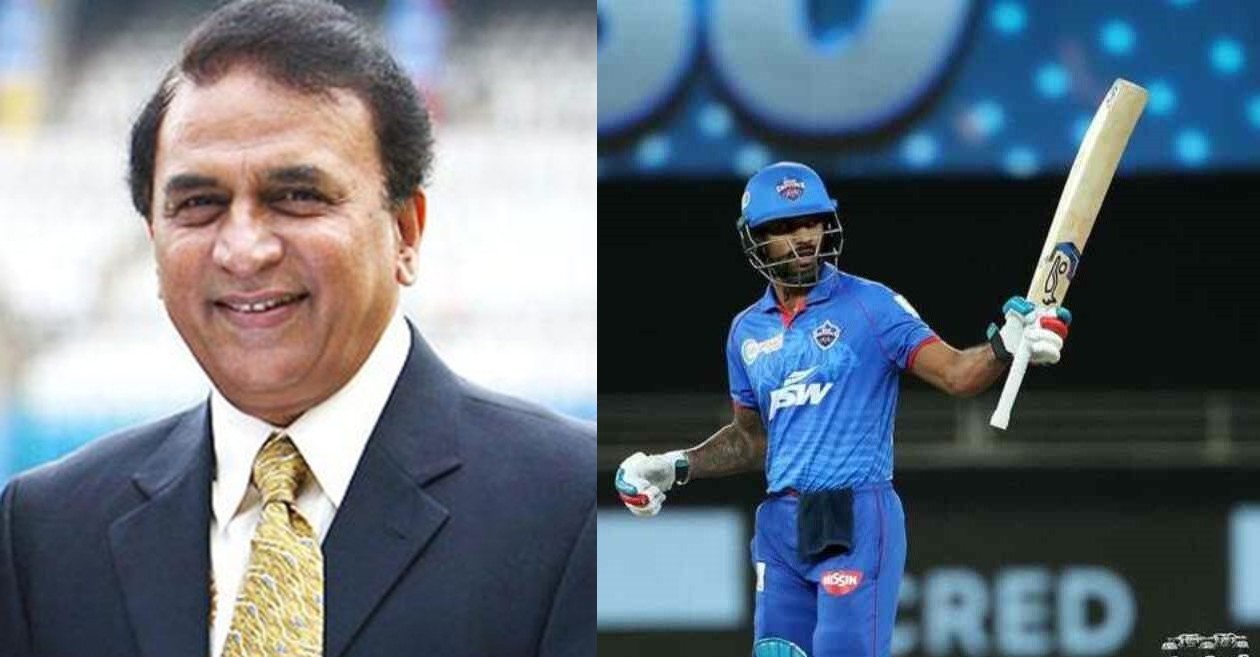 IPL 2021: Sunil Gavaskar pats on the back of Shikhar Dhawan for his unbeaten knock against PBKS