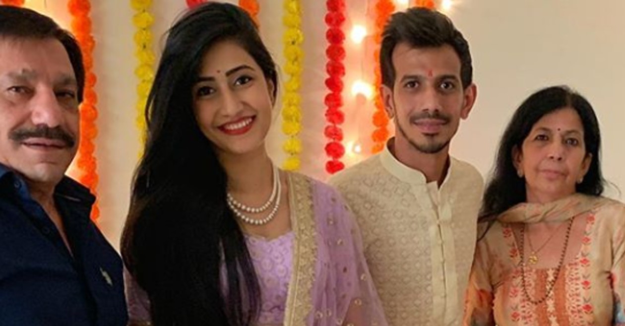 Yuzvendra Chahal with family