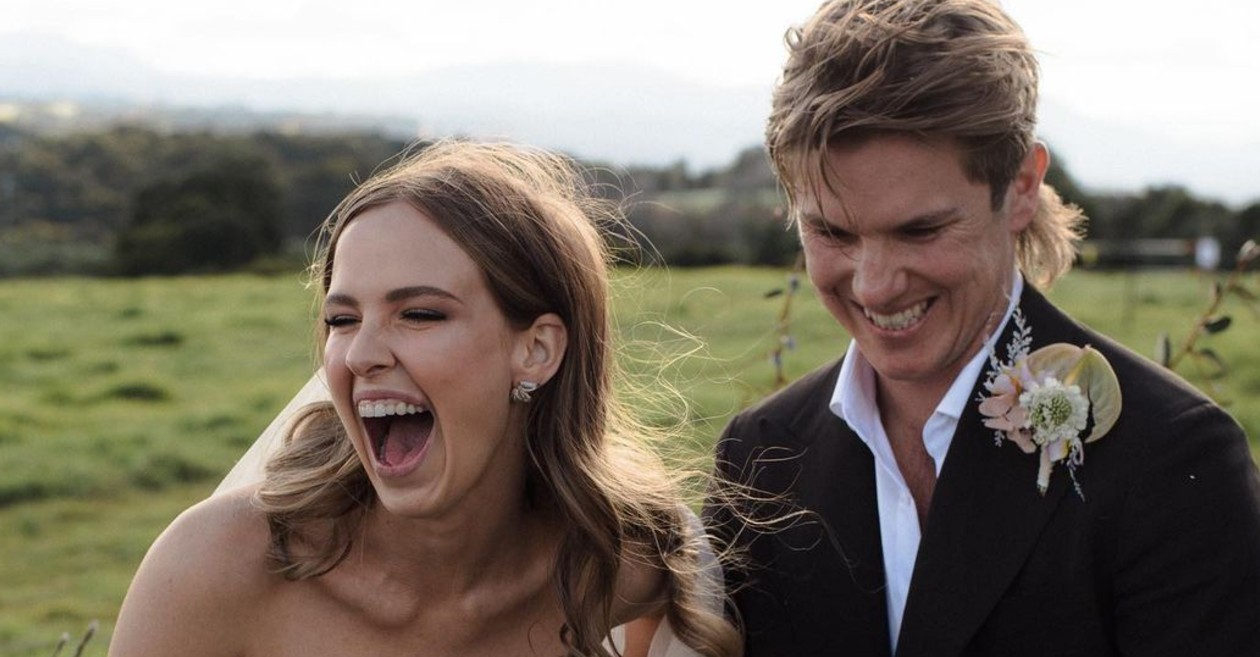 Adam Zampa with hattie Leigh Palmer (Screengrab_ Instagram)