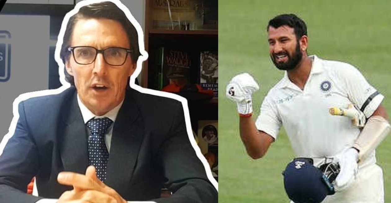 Brad Hogg and Cheteshwar Pujara