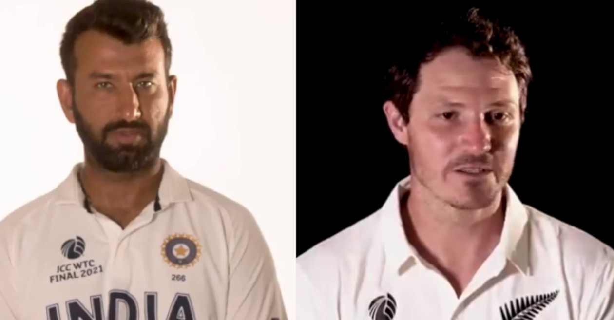 Cheteshwar Pujara and BJ Watling