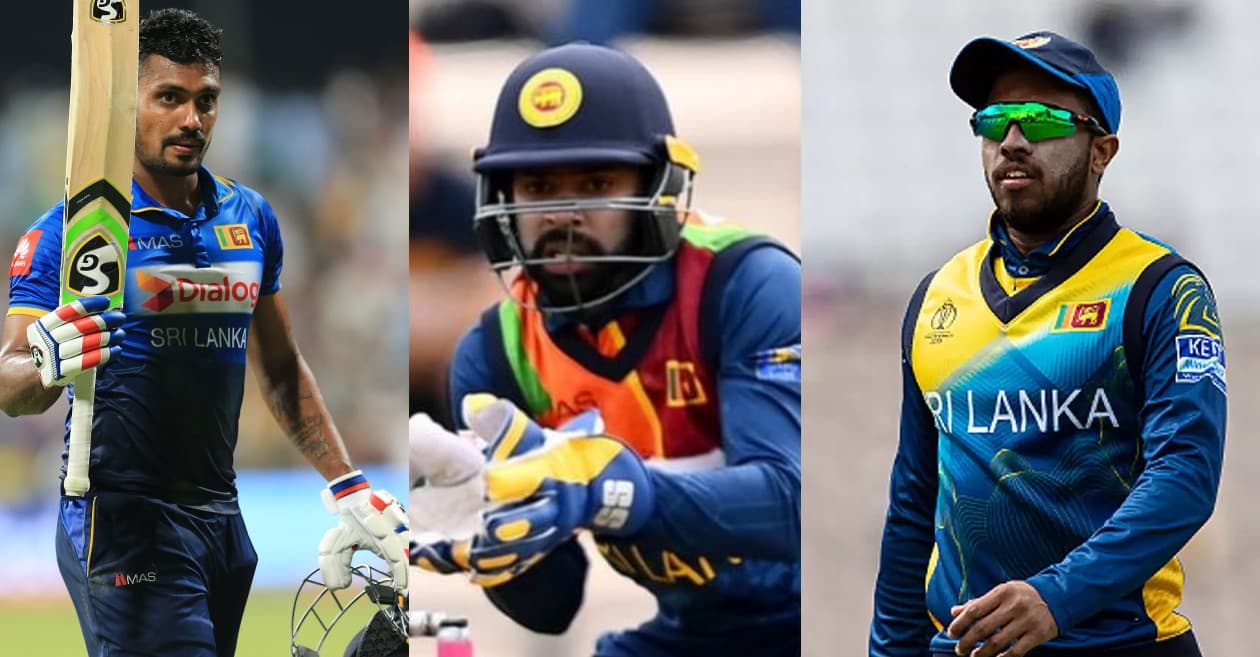 Danushka Gunathilaka, Niroshan Dickwella, Kusal Mendis