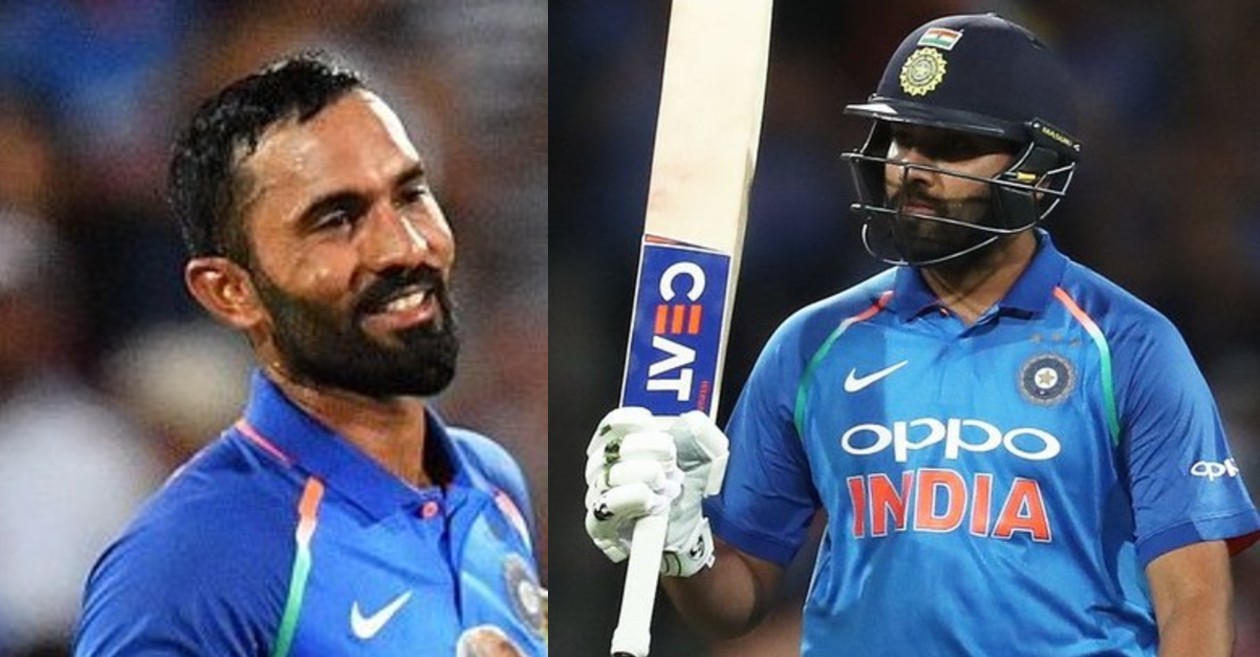 Dinesh Karthik reminiscences Rohit Sharma’s maiden T20I fifty that came with his bat