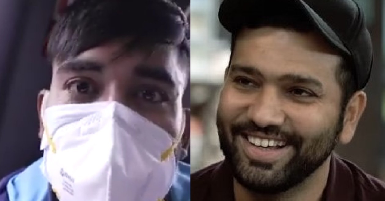 Mohammed Siraj and Rohit Sharma