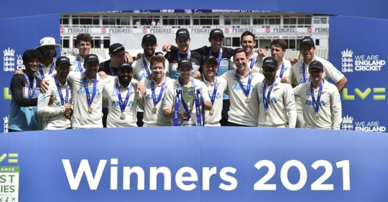 New Zealand topple India to occupy the top spot in latest released ICC Test Rankings