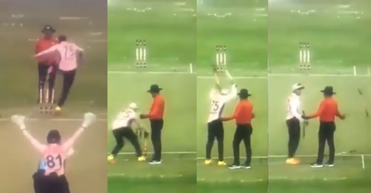 Shakib Al Hasan loses hos cool at umpire in Dhaka Premier Division Twenty20 Cricket League