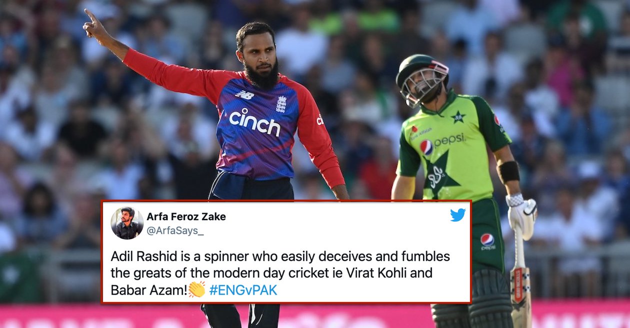 Twitter Reactions: Adil Rashid’s career-best haul helps England edge T20I series against Pakistan