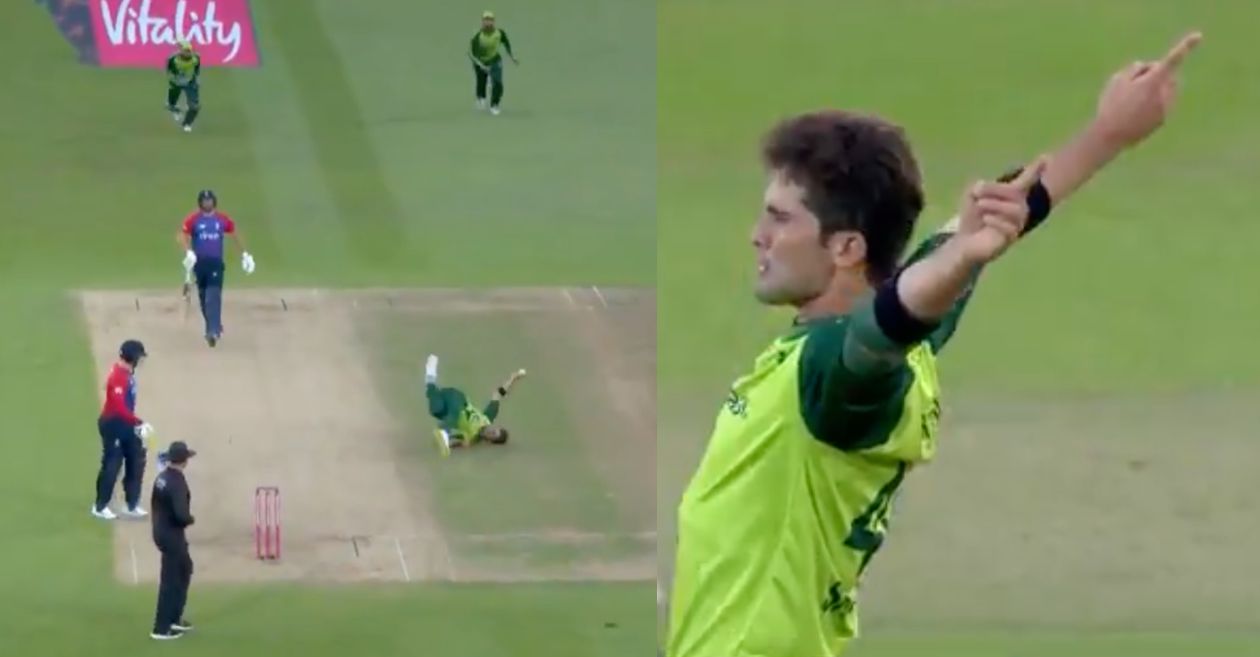 WATCH: Shaheen Afridi takes an incredible return catch to send back Dawid Malan – ENG vs PAK 2021, 1st T20I