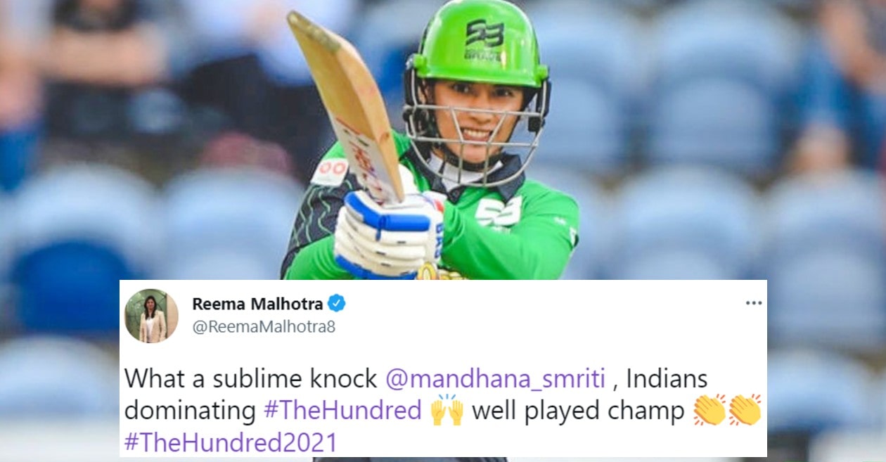 Twitter Reactions: Smriti Mandhana’s blistering knock powers Southern Brave to victory over Welsh Fire