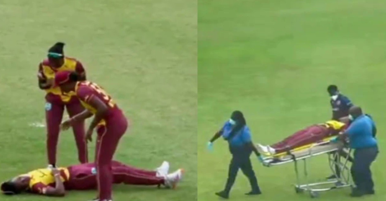 WATCH: Two West Indies Women cricketers collapse on the field during 2nd T20I against Pakistan Women