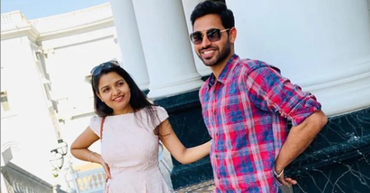 Bhuvneshwar Kumar gets trolled by his wife Nupur on social media