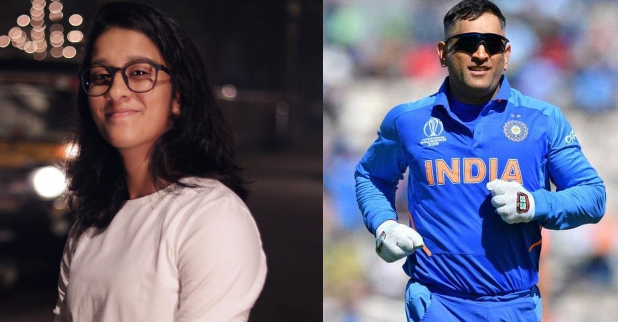 Jemimah Rodrigues reacts after she forgets to name MS Dhoni as her favourite wicketkeeper