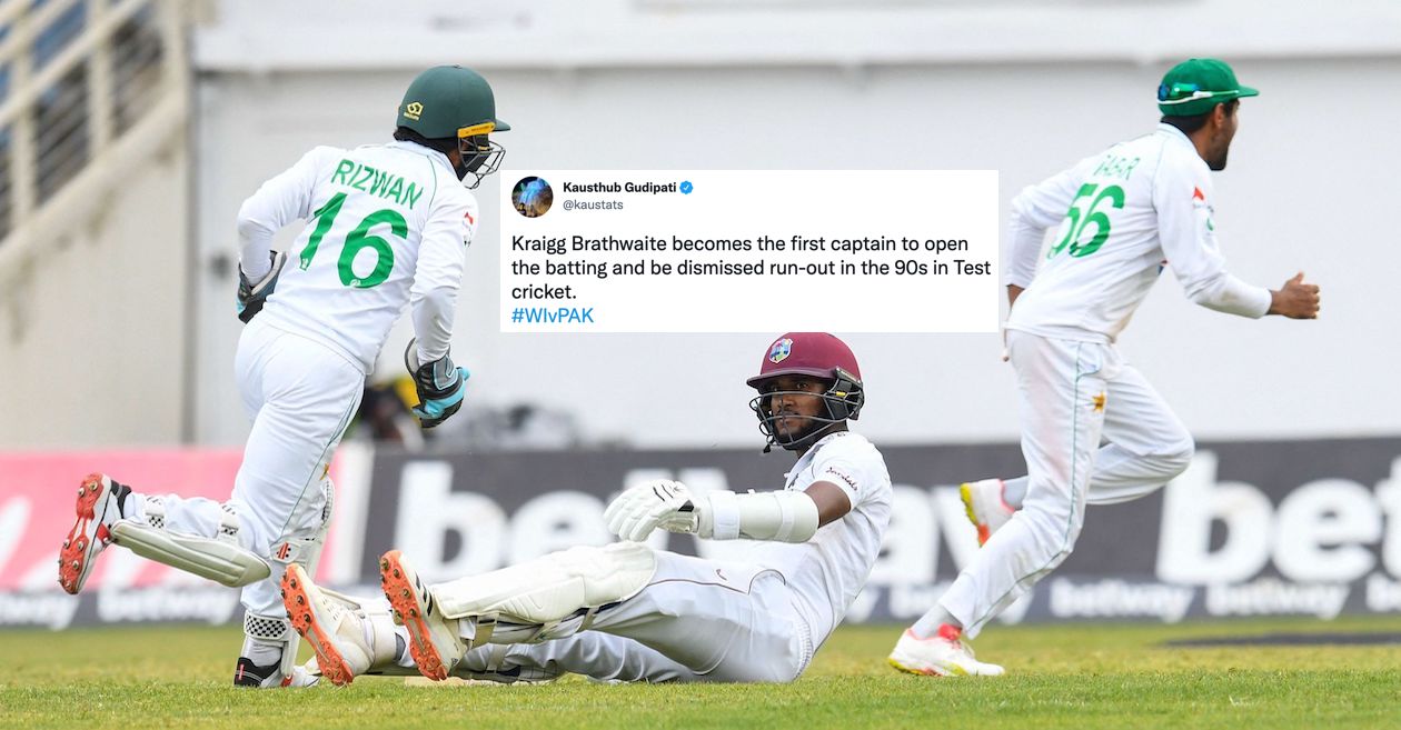 Twitter Reactions: Kraigg Brathwaite misses century; West Indies takes useful first-innings lead over Pakistan