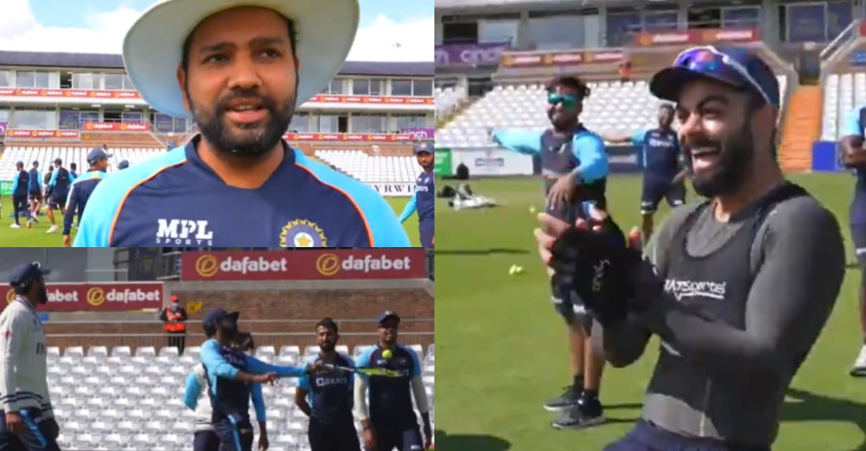 Rohit Sharma plays a unique game to entertain teammates