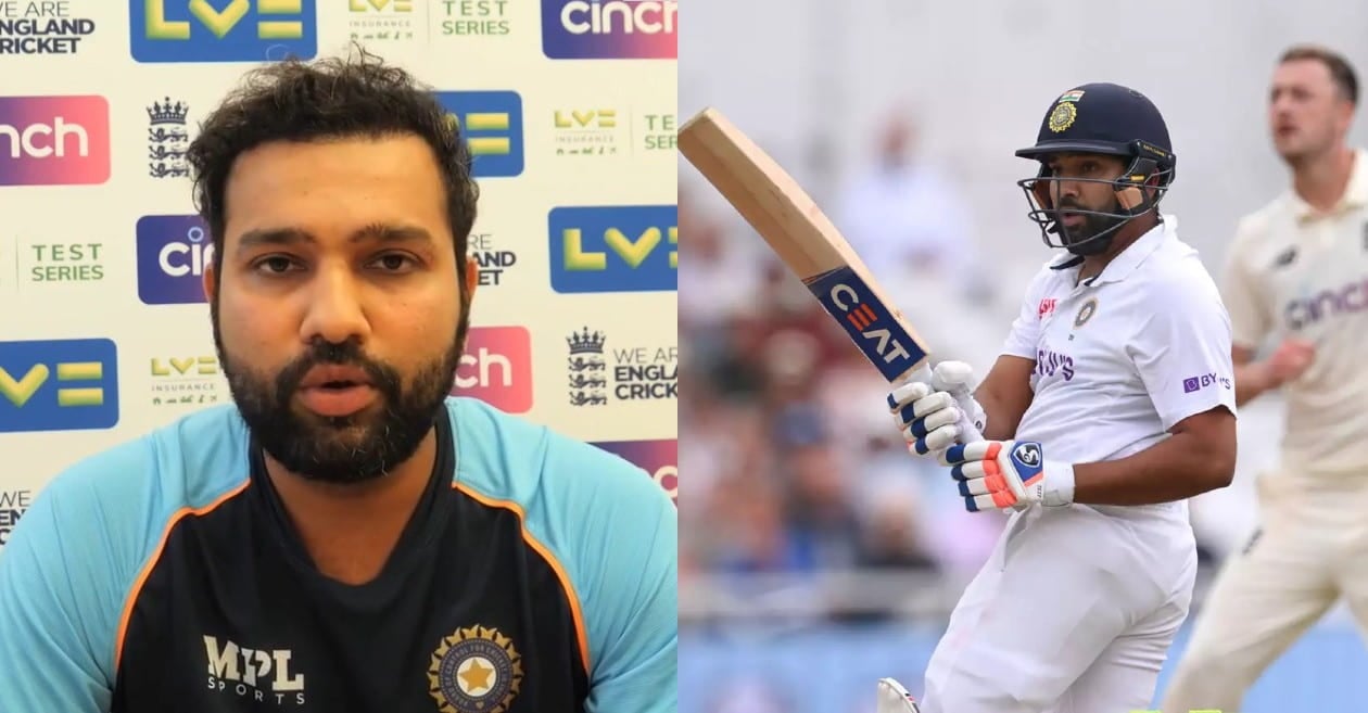 ENG vs IND: Rohit Sharma reacts to his dismissal in the first innings of the Nottingham Test