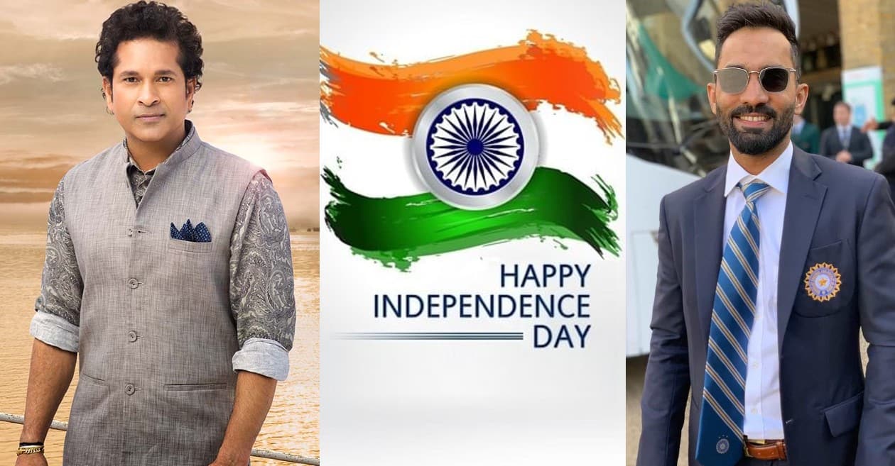 Sachin Tendulkar, Dinesh Karthik lead wishes on Independence Day