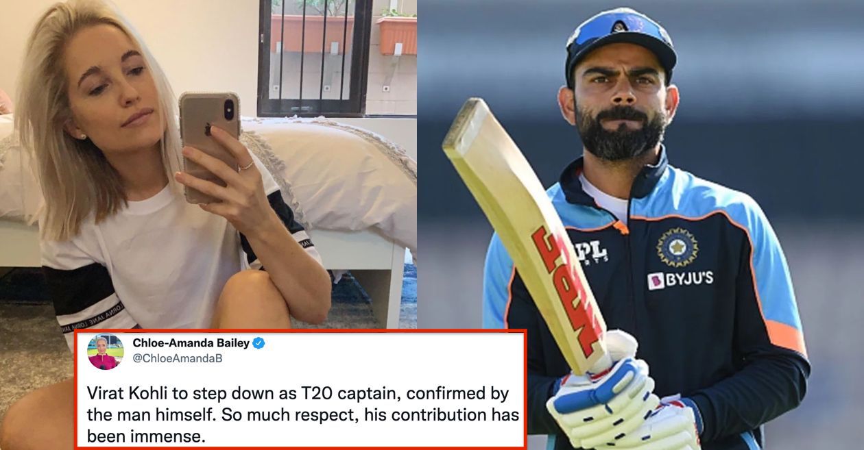 Chloe-Amanda Bailey tweets for Virat Kohli