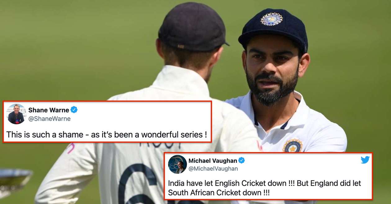 ENG vs IND: Cricketing world reacts after the cancellation of Manchester Test