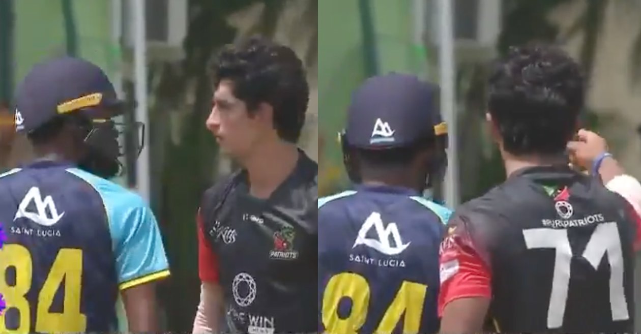 WATCH: Naseem Shah gives Keemo Paul a fiery send-off in CPL 2021 final