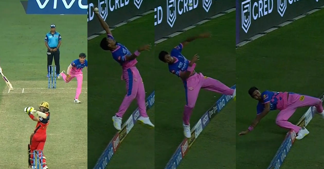 IPL 2021 – WATCH: Mustafizur Rahman produces a jaw-dropping effort to save a certain six against RCB