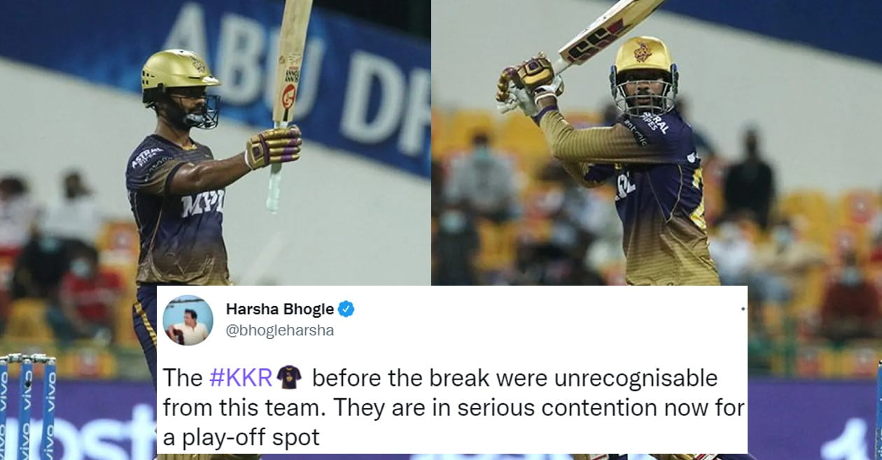 Twitter reactions: Rahul Tripathi, Venkatesh Iyer steer KKR to dominating win over MI – IPL 2021