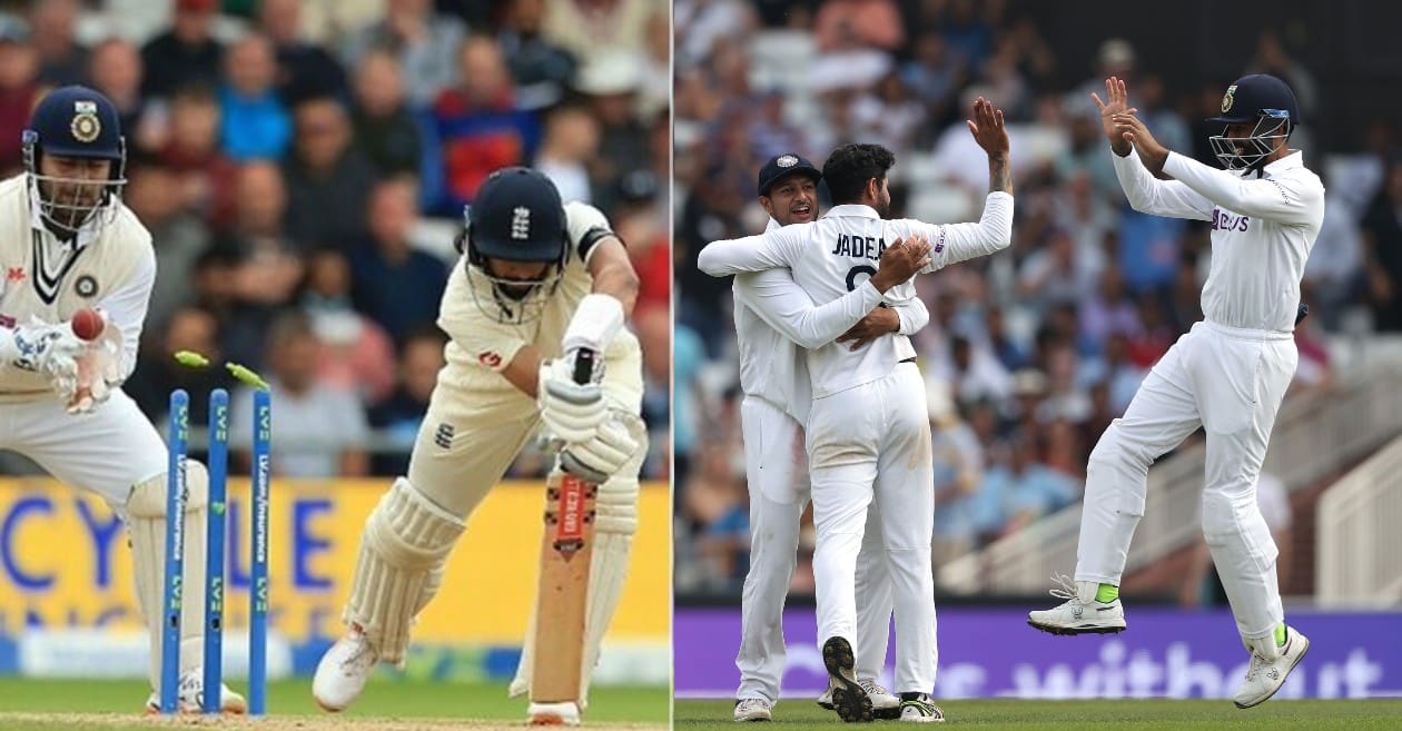 Ravindra Jadeja cleans up Haseeb Hameed