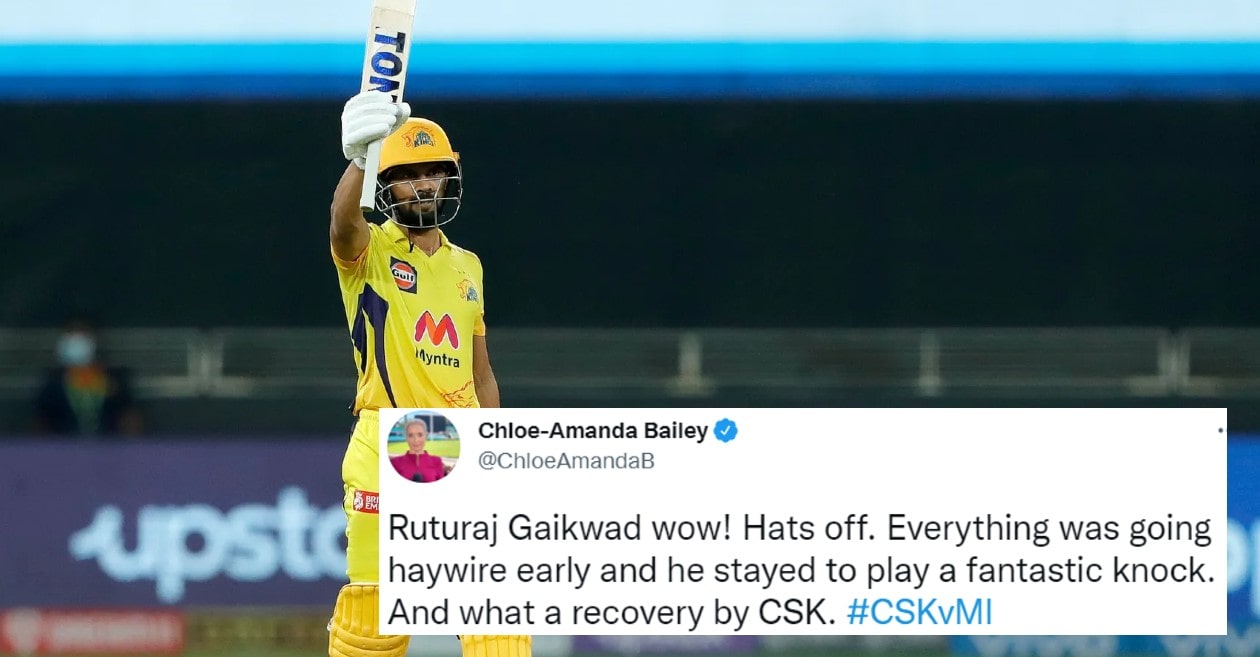 Ruturaj Gaikwad shines in CSK vs MI clash