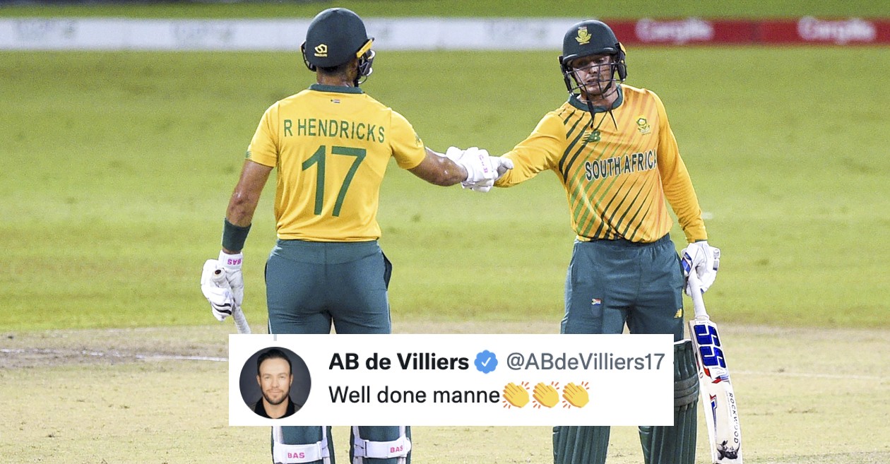 Twitter Reactions: Clinical South Africa whitewash Sri Lanka with 10-wicket win in 3rd T20I