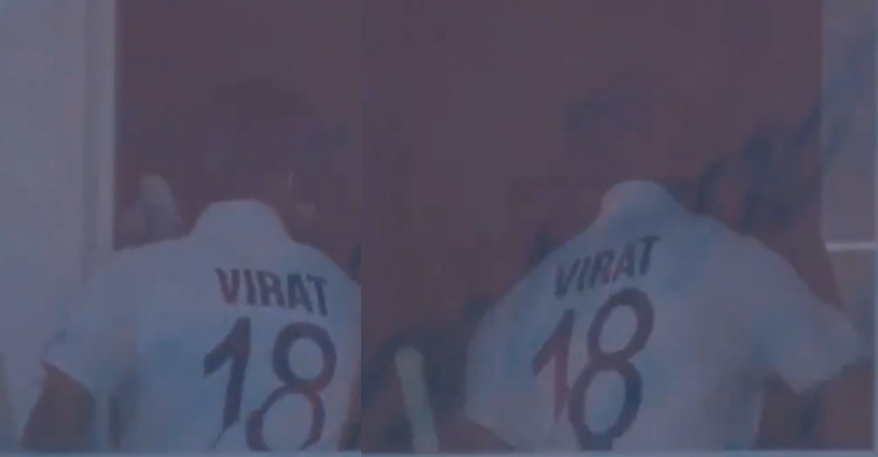 WATCH: Angry Virat Kohli slams the wall in frustration after losing his wicket on Day 4 of Oval Test