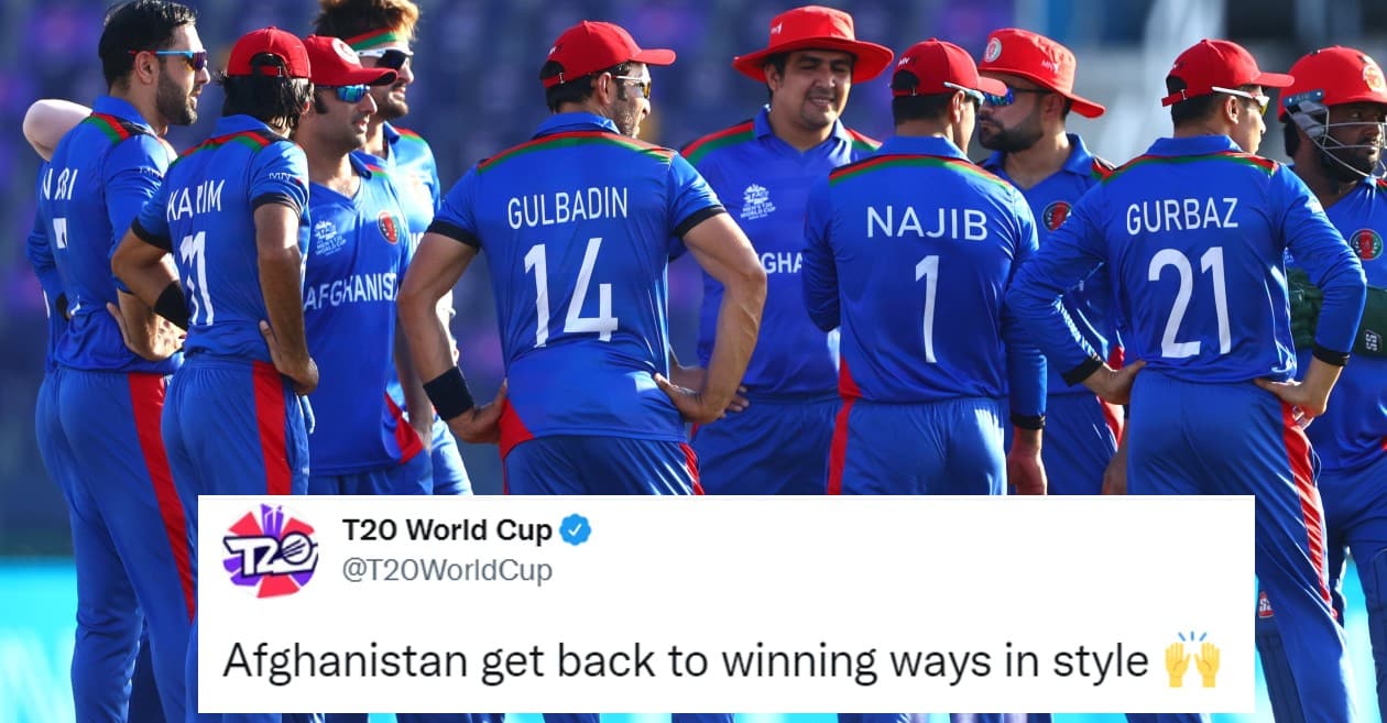 T20 World Cup: Naveen-ul-Haq, Hamid Hassan shine as Afghanistan crush Namibia in Sharjah – Twitter reactions