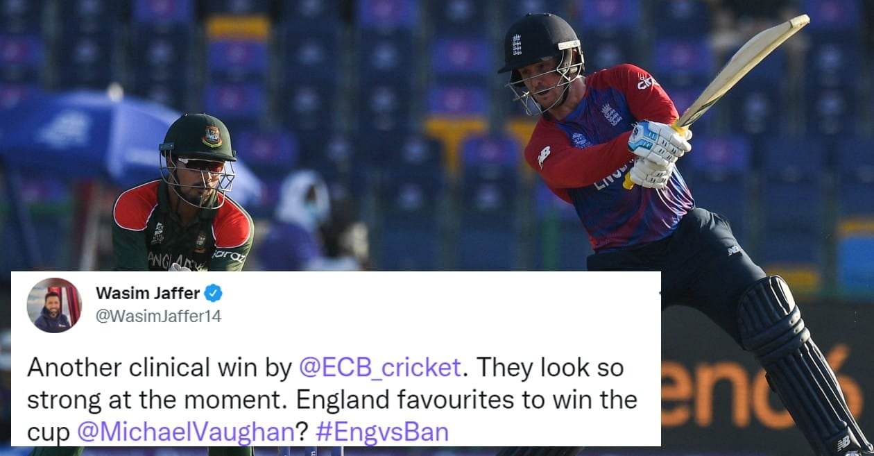 T20 World Cup: Jason Roy, bowlers shine as England thrash Bangladesh in Abu Dhabi – Twitter reactions