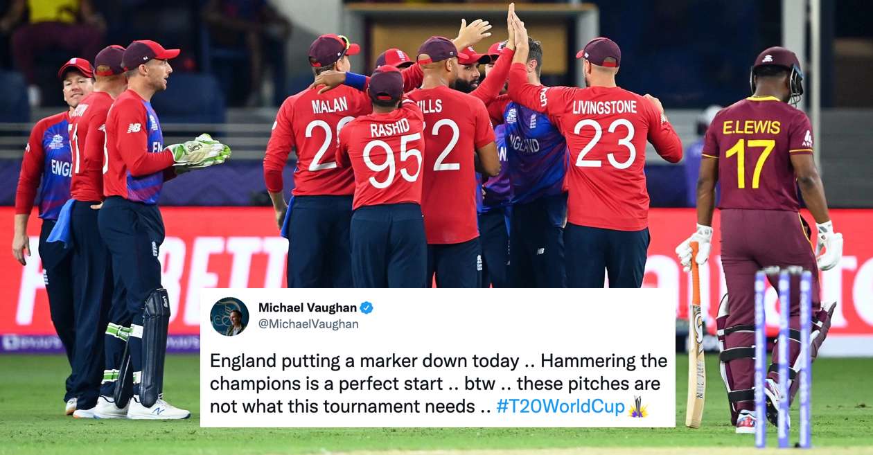 T20 World Cup: A hapless West Indies surrender against England in Dubai – Twitter Reactions