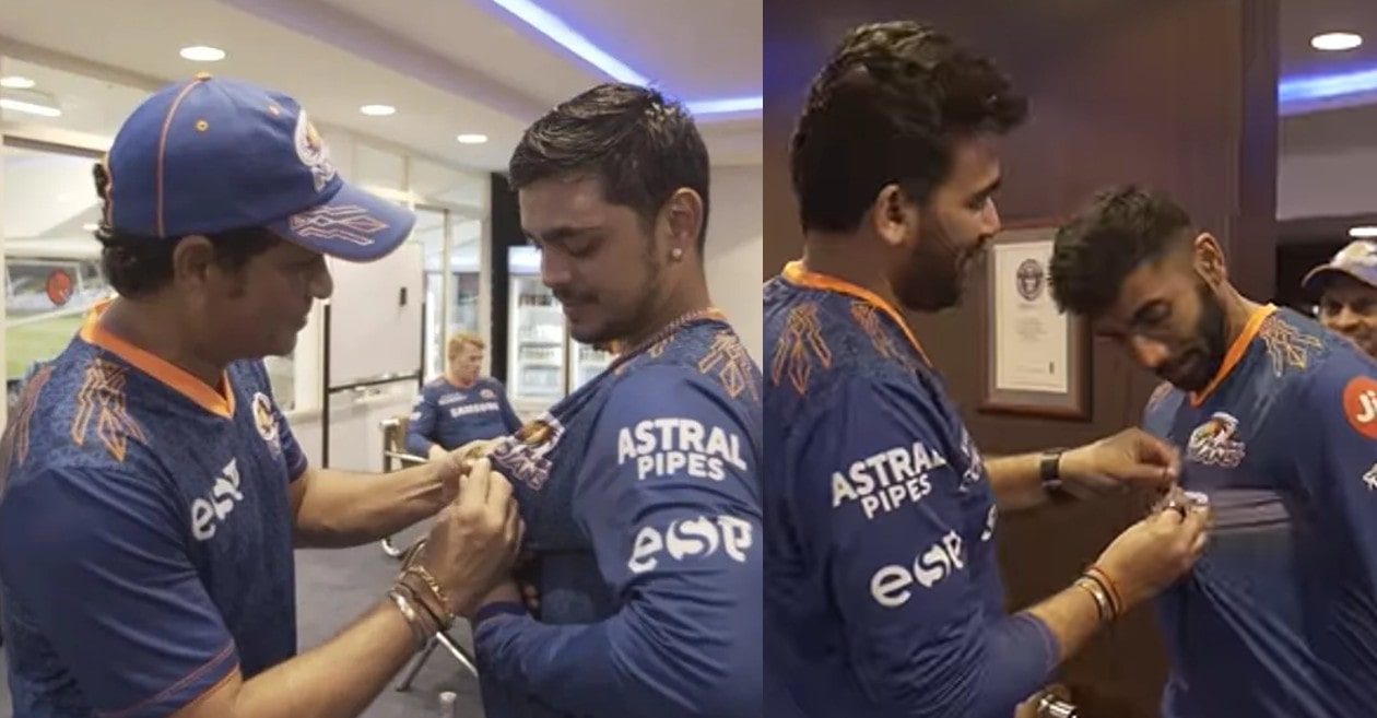 IPL 2021: WATCH – Ishan Kishan, Jasprit Bumrah earn ‘Dressing Room Awards’ from Sachin Tendulkar, Zaheer Khan