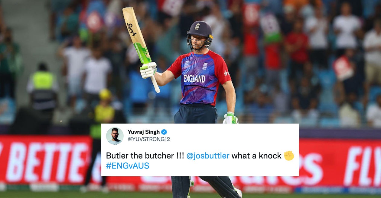 Twitter Reactions: Jos Buttler, bowlers destroy Australia in Super 12 fixture of T20 World Cup 2021