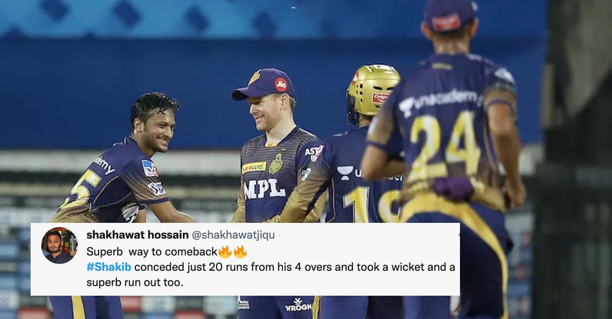 IPL 2021 – Twitter Reactions: KKR stay alive with a convincing six-wicket win over SRH